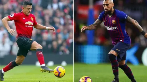 Arturo Vidal y Alexis Sánchez frente a frente en Champions