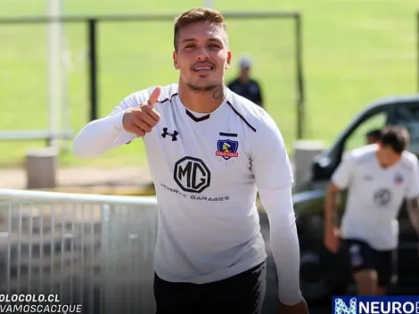 Está de vuelta Parragol: el delantero de Colo Colo ya está recuperado