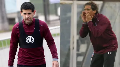 Julio Barroso estuvo en el banco ante Deportes Iquique