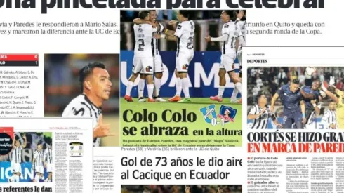 Los medios destacaron a Paredes y Valdivia