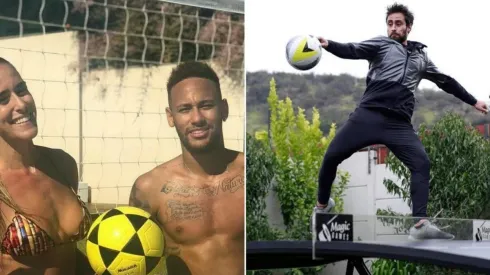 Natalia Guitler, con Neymar en la foto, desafió al Mago Valdivia.