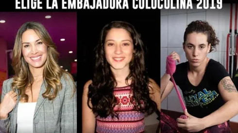 Las competidoras por ser Embajadora Colocolina