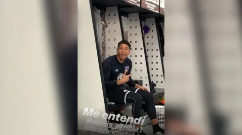 Brayan Cortés imitando a Alexis