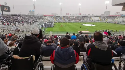 Los hinchas con movilidad reducida tienen un sector exclusivo en océano