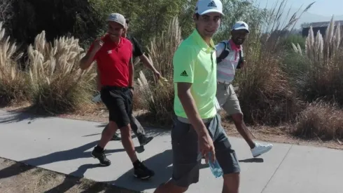 Paredes camina por el Club Mapocho.