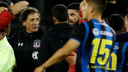 Mario Salas hizo notar su molestia una vez finalizado el partido