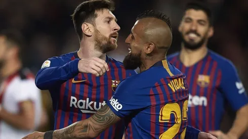 Arturo Vidal tuvo participación clave en partido que le brindó el triunfo al Barcelona