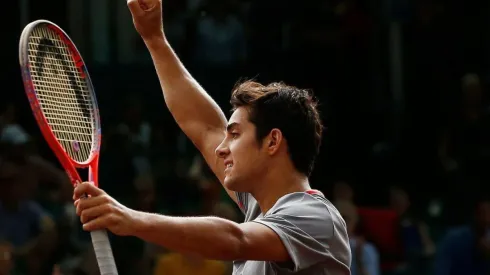 Cristian Garin logró un gran triunfo ante Marco Cecchinato