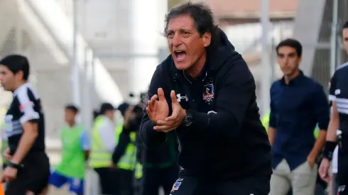 Mario Salas durante el partido ante La Calera.