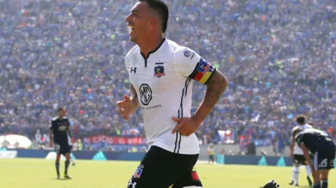 Paredes marcó dos goles en la última visita de Colo Colo a la U