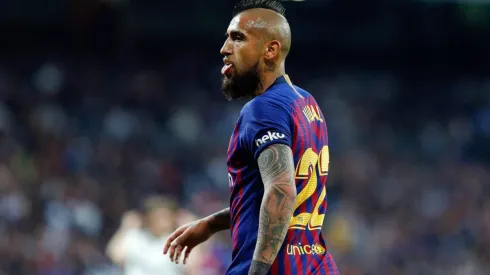Arturo Vidal es de lo más rescatable en la derrota del Barcelona