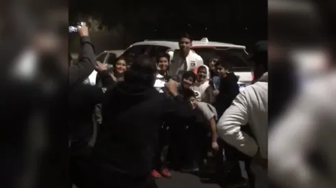 Brayan Cortés a lo crack tras el partido.