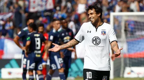 Jorge Valdivia en el último clásico disputado en el Estadio Nacional