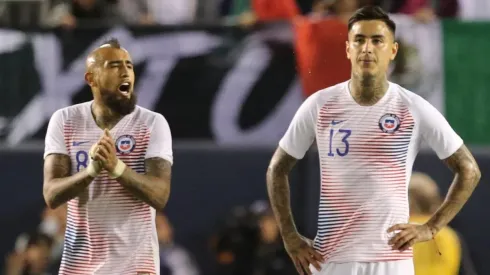 Arturo Vidal con Érick Pulgar en la Roja.