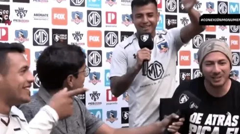 Morales, Aguilera y Valdés al ritmo de las canciones de Colo Colo.