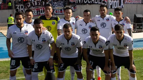 El equipo de Colo Colo que inició el clásico.