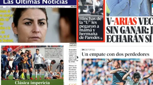 Los principales medios se enfocaron en lo negativo que dejó el Superclásico