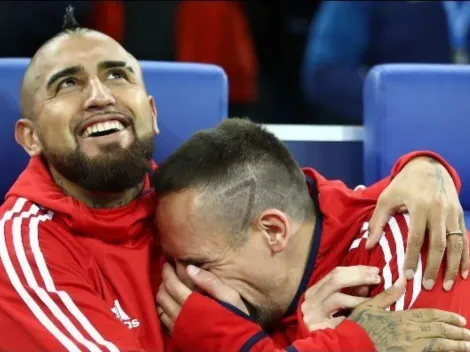 Ribery a Vidal en su cumpleaños: "tienes un corazón de oro"