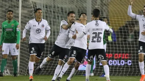 Esteban Pavez celebra su gol ante Audax.