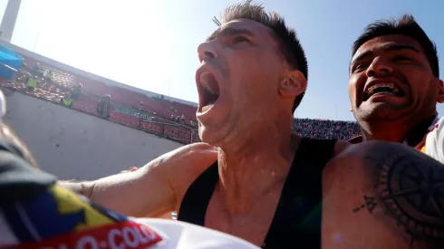 Mouche anotó un golazo en el clásico.