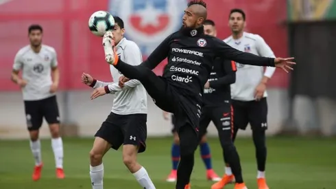 Vidal sumó minutos ante Colo Colo