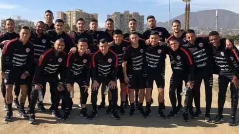 La imagen que colgó Arturo Vidal en sus redes sociales.