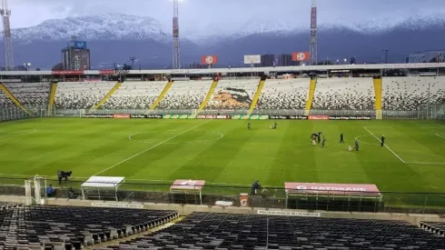 Así luce la cancha David Arellano