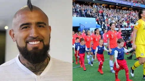 Arturo Vidal apoyó a La Roja Femenina
