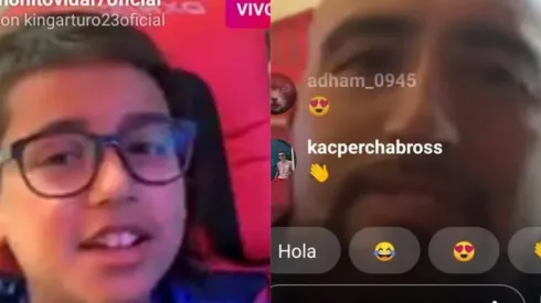 Monito Vidal llamó a su papá en la previa al partido