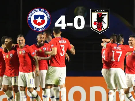 Chile goleó a Japón en su debut por Copa América