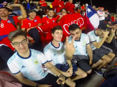 VÍDEO | Los Displicentes fueron a ver Chile y se mofaron de Argentina: "Dale segundón"