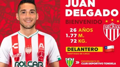 Juan Delgado es presentado en el Necaxa de México.