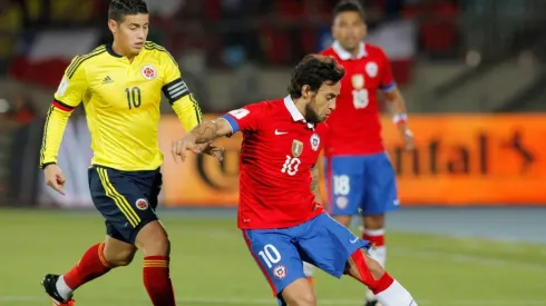 Valdivia ante James rumbo a Rusia 2018.