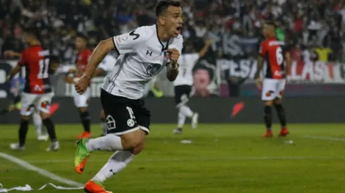 Pablo Mouche celebra en el Campeonato Nacional.