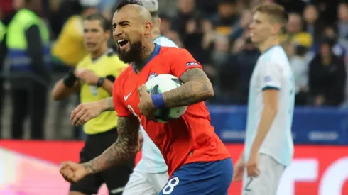 Vidal anotó de penal a Argentina