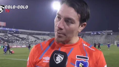 Darío Melo tras el triunfo ante Barnechea.