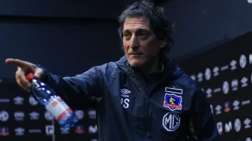 Mario Salas en conferencia de prensa.