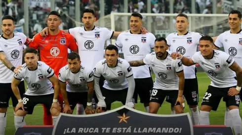 El equipo de Colo Colo que empezó ante Everton.