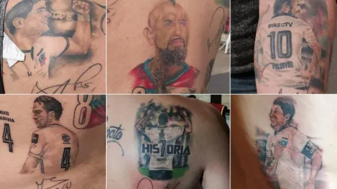 Hincha colocolino y sus tatuajes