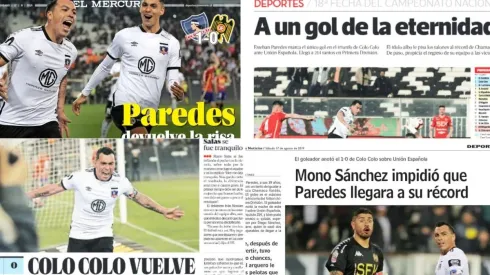 El triunfo de Colo Colo es tema en los principales medios impresos