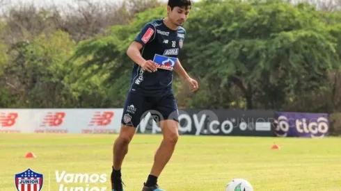 Mati Fernández entrenando en Colombia.