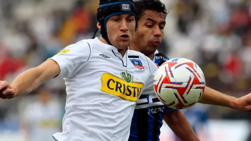 Facundo Coria con la camiseta de Colo Colo