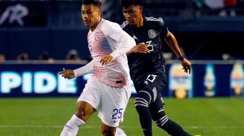 Iván Morales con la Roja