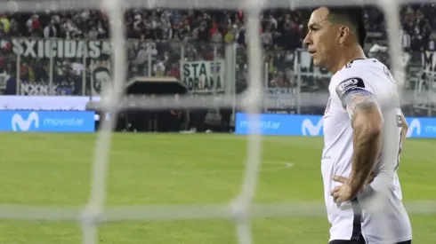 Esteban Paredes no pudo cumplir el récord en el Estadio Monumental
