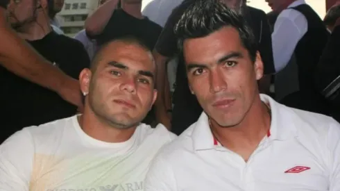 Torito Bogado junto a Esteban Paredes en su época en Colo Colo.