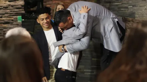 Esteban Paredes y sus hijos