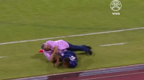 Américo Ruben Gallegos en su debut con Panamá