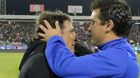 Juan José Ribera con Mario Salas