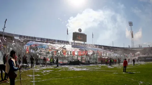 Hinchas durante el último Superclásico