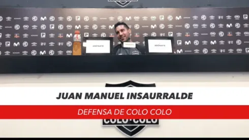 Juan Manuel Insaurralde se rie por los aplausos